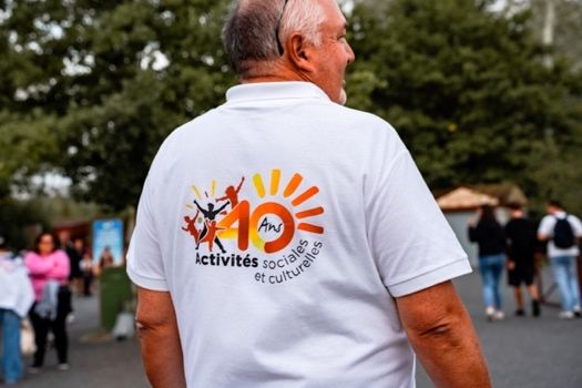 Tee-shirt des 40 ans des activités sociales et culturelles