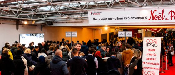 Accueil des familles au Noël au Parc organisé par le CASI PNO