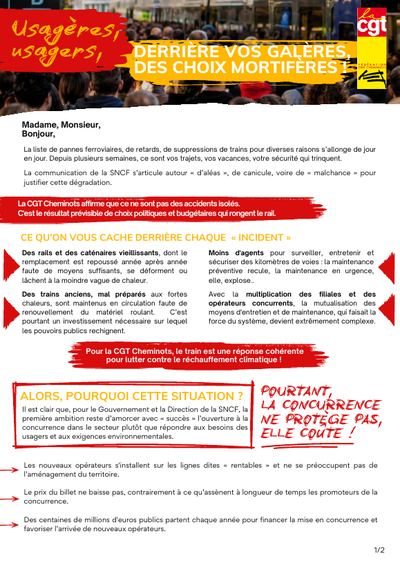 Aperçu du tract